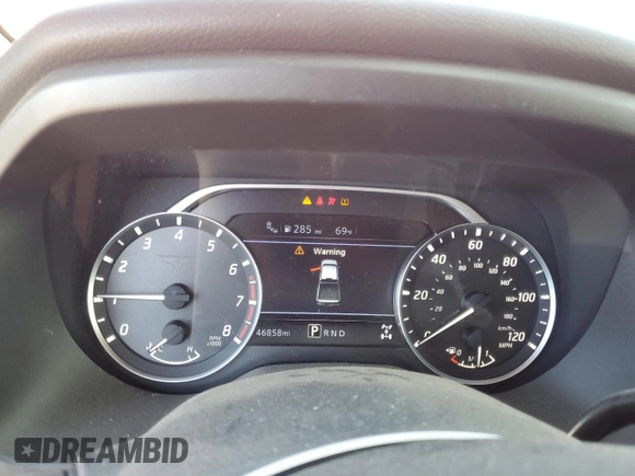 2020 Nissan Titan S with VIN 1N6AA1EC0LN508421, listed as a Copart auction lot 46728665 with 46,858 mi miles and Salvage title. Bid and sale history available at DreamBid. Image 9.