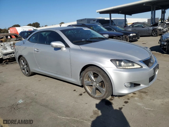 2010 Lexus IS 250C with VIN JTHFF2C28A2501739, listed as a Copart auction lot 42734685 with 113542 miles and Salvage Title. Bid and sale history available at carsss.com. Image 4.