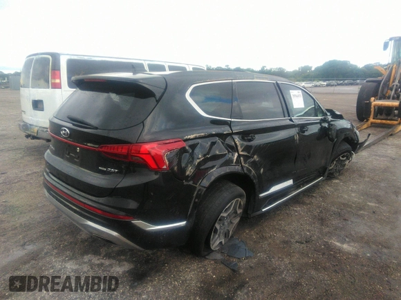 2021 Hyundai Santa Fe Calligraphy with VIN 5NMS5DAL8MH337709, listed as a IAAI auction lot 39766473 with 60,397 mi miles and . Bid and sale history available at DreamBid. Image 4.