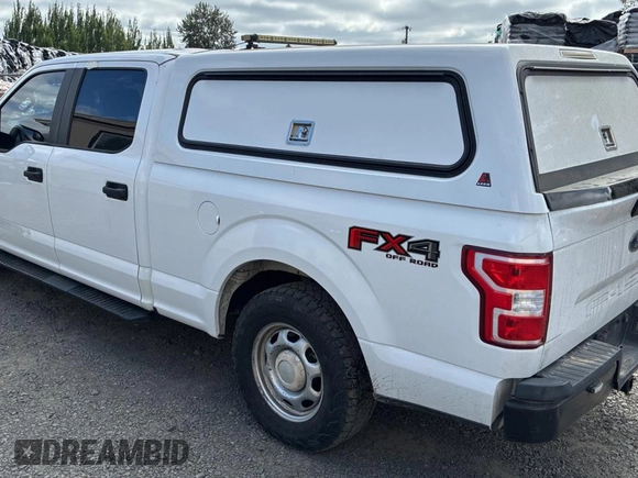 2018 Ford F-150 XL with VIN 1FTFW1E53JKC39874, listed as a Copart auction lot 66670325 with 112,915 mi miles and Clean title. Bid and sale history available at DreamBid. Image 3.