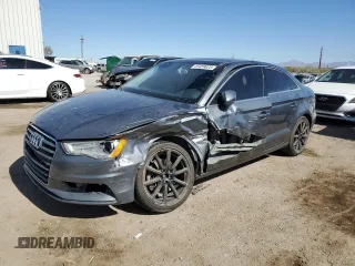 2015 Audi A3 Premium Plus with VIN WAUCCGFF0F1035694, listed as a Copart auction lot 55459025 with 108,550 mi miles and Salvage title. Bid and sale history available at DreamBid. Image 1.