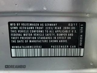 2011 Volkswagen Golf с VIN WVWDA7AJ8BW220582, выставлен на аукционе Copart как лот 54058675 с пробегом 267 100 миль миль и Списание • Salvage title. История ставок и продаж доступна на DreamBid. Изображение 12.