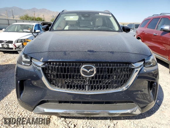 2024 Mazda CX-90 Premium Plus with VIN JM3KKEHA3R1123450, listed as a Copart auction lot 71488854 with 12,983 mi miles and Salvage title. Bid and sale history available at DreamBid. Image 5.