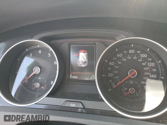 2017 Volkswagen Golf GTI Autobahn with VIN 3VW547AU2HM003069, listed as a Copart auction lot 57317524 with 91,456 mi miles and Salvage Title. Bid and sale history available at carsss.com. Image 9.