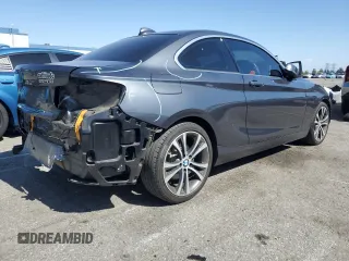 2016 BMW 2 Series 228i with VIN WBA1F9C59GV546076, listed as a Copart auction lot 57178955 with 78,511 mi miles and Salvage title. Bid and sale history available at DreamBid. Image 3.