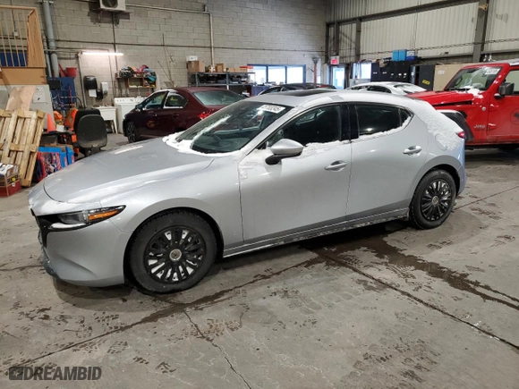 2020 Mazda Mazda3 Hatchback Preferred Package with VIN JM1BPBMM0L1149357, listed as a Copart auction lot 45703245 with 54,814 mi miles and Salvage Title. Bid and sale history available at carsss.com. Image 1.