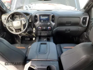 2021 GMC Sierra 1500 AT4 with VIN 3GTP9EEL7MG261132, listed as a Copart auction lot 46317815 with 78,458 mi miles and Salvage Title. Bid and sale history available at carsss.com. Image 8.