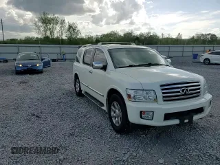 2005 Infiniti QX56 with VIN 5N3AA08C85N803975, listed as a Copart auction lot 51821625 with 146,924 mi miles and Salvage Title. Bid and sale history available at DreamBid. Image 12.