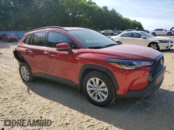 2023 Toyota Corolla Cross LE with VIN 7MUCAAAG9PV068256, listed as a Copart auction lot 53640845 with 49,989 mi miles and Salvage title. Bid and sale history available at DreamBid. Image 4.