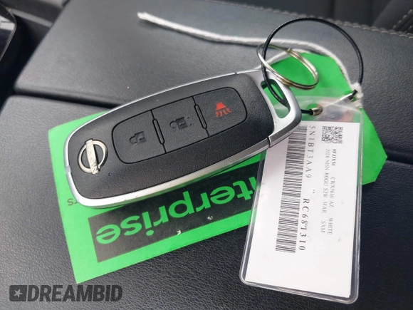 2024 Nissan Rogue S with VIN 5N1BT3AA9RC681310, listed as a IAAI auction lot 42415050 with 36,275 mi miles and . Bid and sale history available at DreamBid. Image 11.