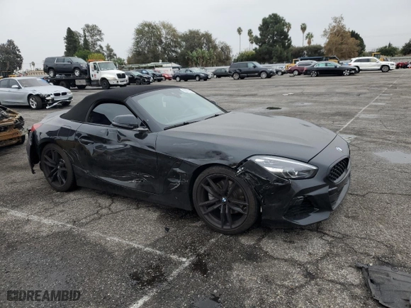2022 BMW Z4 sDrive30i with VIN WBAHF3C05NWX42863, listed as a Copart auction lot 69271602 with NaN miles. Bid and sale history available at carsss.com. Image 4.