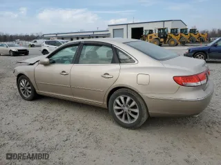2007 Hyundai Azera SE with VIN KMHFC46F77A161661, listed as a Copart auction lot 47176065 with 230,314 mi miles and Salvage Title. Bid and sale history available at carsss.com. Image 2.