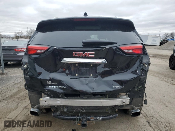 2019 GMC Terrain Denali z VIN 3GKALXEX7KL192392, wystawiony jako Copart lot #50947025 z przebiegiem 53 110 mil mil oraz Szkoda całkowita • Salvage title. Historia ofert i sprzedaży dostępna na DreamBid. Obrazek 6.