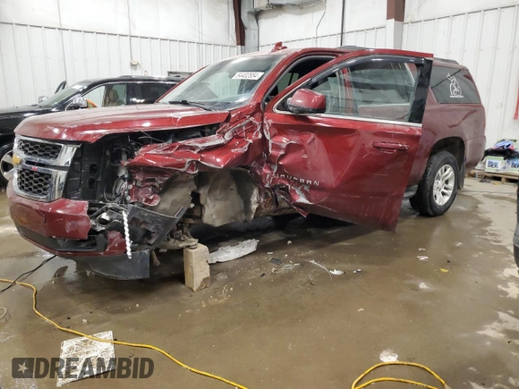 2016 Chevrolet Suburban LS with VIN 1GNSKGKC9GR186153, listed as a Copart auction lot 84402854 with 0 mi miles and Non Repairable. Bid and sale history available at carsss.com. Image 1.