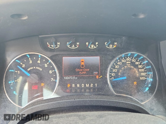 2013 Ford F-150 XL with VIN 1FTFW1CFXDFA77959, listed as a Copart auction lot 62317545 with 132,472 mi miles and Salvage title. Bid and sale history available at DreamBid. Image 9.