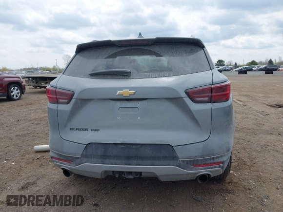 2023 Chevrolet Blazer LT с VIN 3GNKBHR40PS235497, выставлен на аукционе IAAI как лот 42124586 с пробегом 20 533 миль миль и . История ставок и продаж доступна на DreamBid. Изображение 17.
