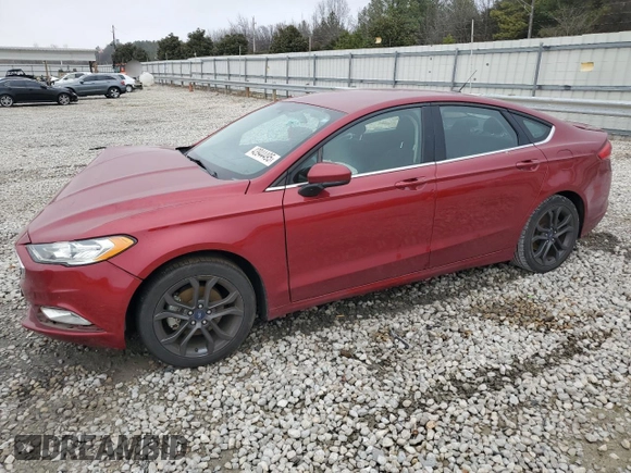 2018 Ford Fusion S with VIN 3FA6P0G71JR276266, listed as a Copart auction lot 43944495 with 80,477 mi miles and Salvage Title. Bid and sale history available at carsss.com. Image 1.