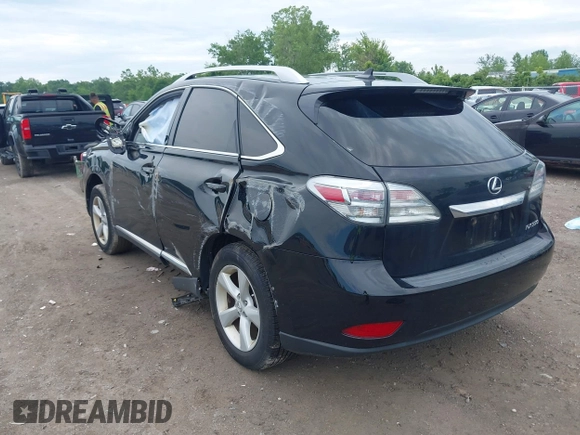 2012 Lexus RX 350 with VIN 2T2ZK1BA5CC084769, listed as a IAAI auction lot 42640969 with 134,639 mi miles and . Bid and sale history available at DreamBid. Image 3.