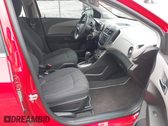 2013 Chevrolet Sonic LT with VIN 1G1JC6SH1D4205688, listed as a IAAI auction lot 41743824 with 21,440 mi miles. Bid and sale history available at carsss.com. Image 5.