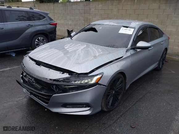 2019 Honda Accord Sedan Sport 1.5T with VIN 1HGCV1F38KA023076, listed as a IAAI auction lot 41495900 with 65,449 mi miles. Bid and sale history available at carsss.com. Image 2.