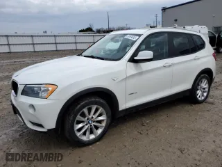 2013 BMW X3 xDrive28i with VIN 5UXWX9C51D0A11095, listed as a Copart auction lot 53869505 with 136,841 mi miles and Clean Title. Bid and sale history available at carsss.com. Image 1.