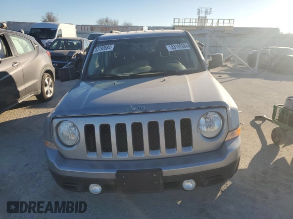 2017 Jeep Patriot 75th Anniversary with VIN 1C4NJRBB0HD122108, listed as a Copart auction lot 83192684 with 171,270 mi miles and Salvage Title. Bid and sale history available at carsss.com. Image 5.