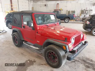 1997 Jeep Wrangler SE z VIN 1J4FY29P8VP412058, wystawiony jako IAAI lot #42847438 z przebiegiem 106 545 mil mil oraz . Historia ofert i sprzedaży dostępna na DreamBid. Obrazek 1.