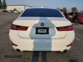 2020 BMW 3 Series 330i with VIN 3MW5R1J04L8B21380, listed as a Copart auction lot 42872005 with 89,553 mi miles and Salvage Title. Bid and sale history available at carsss.com. Image 6.