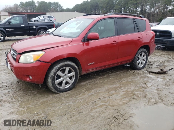 2008 Toyota RAV4 Limited with VIN JTMBK31V186029191, listed as a Copart auction lot 82804544 with 224,118 mi miles and Salvage title. Bid and sale history available at DreamBid. Image 1.