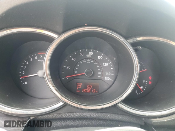 2012 Kia Sorento LX with VIN 5XYKT4A64CG211596, listed as a Copart auction lot 51522015 with 190,813 mi miles and Clean Title. Bid and sale history available at carsss.com. Image 9.
