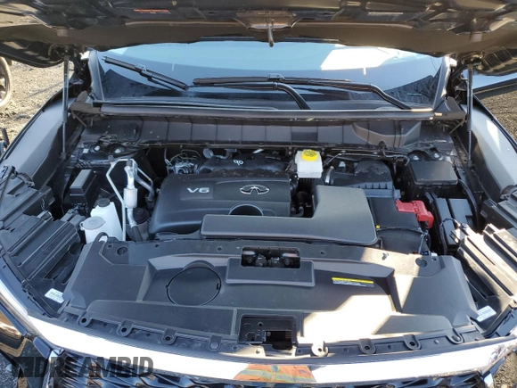 2024 Infiniti QX60 Luxe с VIN 5N1DL1FS2RC346226, выставлен на аукционе Copart как лот 49484615 с пробегом 5 728 миль миль и Списание • Salvage title. История ставок и продаж доступна на DreamBid. Изображение 12.