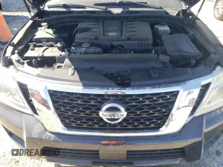 2017 Nissan Armada SV with VIN JN8AY2ND3H9002700, listed as a Copart auction lot 49588585 with 113,852 mi miles and Salvage Title. Bid and sale history available at carsss.com. Image 12.