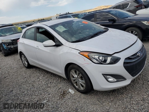 2013 Hyundai Elantra GT with VIN KMHD35LE7DU146905, listed as a Copart auction lot 69042094 with 0 mi miles and Salvage Title. Bid and sale history available at carsss.com. Image 4.