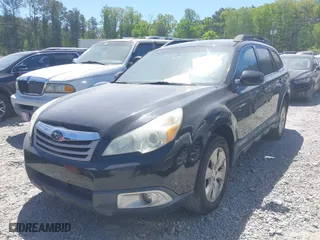 2011 Subaru Outback 2.5i Prem with VIN 4S4BRBBC0B3407606, listed as a IAAI auction lot 42057169 with 161,188 mi miles. Bid and sale history available at carsss.com. Image 2.