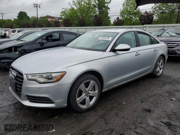2012 Audi A6 Premium Plus z VIN WAUGGAFC8CN073509, wystawiony jako Copart lot #57654295 z przebiegiem 133 424 mil mil oraz Szkoda całkowita • Salvage title. Historia ofert i sprzedaży dostępna na DreamBid. Obrazek 1.