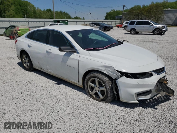 2018 Chevrolet Malibu LS with VIN 1G1ZB5ST9JF270812, listed as a Copart auction lot 53698915 with 181,817 mi miles and Salvage Title. Bid and sale history available at DreamBid. Image 4.