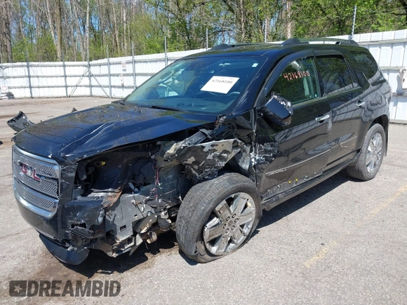 2016 GMC Acadia Denali z VIN 1GKKVTKD9GJ107942, wystawiony jako IAAI lot #42168100 z przebiegiem 171 361 mil mil oraz . Historia ofert i sprzedaży dostępna na DreamBid. Obrazek 2.