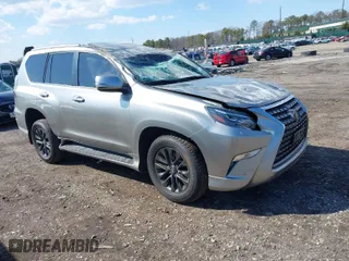 2021 Lexus GX with VIN JTJAM7BX6M5291573, listed as a IAAI auction lot 41872180 with 33,832 mi miles. Bid and sale history available at carsss.com. Image 1.