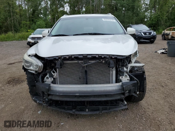 2013 Infiniti JX35 with VIN 5N1AL0MM0DC338930, listed as a Copart auction lot 65225314 with 161,032 mi miles and Salvage Title. Bid and sale history available at carsss.com. Image 5.