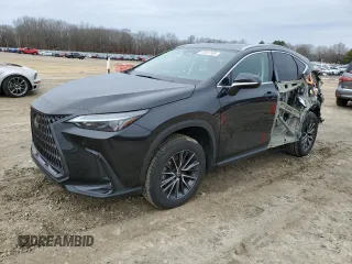 2022 Lexus NX with VIN 2T2AKCEZ6NC002870, listed as a Copart auction lot 43507585 with 24,383 mi miles and Salvage Title. Bid and sale history available at carsss.com. Image 1.