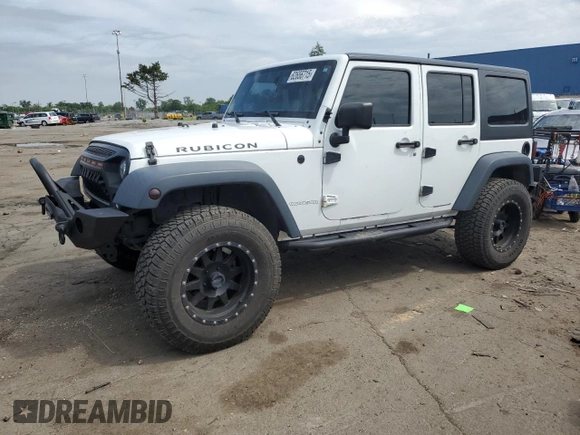 2017 Jeep Wrangler Unlimited Rubicon Recon with VIN 1C4BJWFG5HL511601, listed as a Copart auction lot 62656715 with 86,465 mi miles and Salvage title. Bid and sale history available at DreamBid. Image 1.