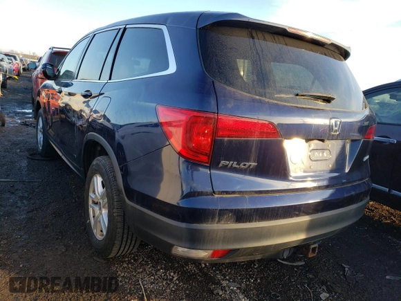 2016 Honda Pilot EX-L with VIN 5FNYF6H58GB045123, listed as a Copart auction lot 36246623 with Not Provided miles and Salvage Title. Bid and sale history available at carsss.com. Image 2.