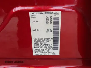 2022 Nissan LEAF SV with VIN 1N4AZ1CV8NC563090, listed as a IAAI auction lot 42086289 with 24,215 mi miles and . Bid and sale history available at DreamBid. Image 9.