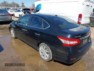 2013 Nissan Sentra SV with VIN 3N1AB7APXDL627173, listed as a IAAI auction lot 41653166 with 134,597 mi miles. Bid and sale history available at carsss.com. Image 3.