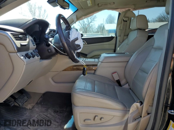 2017 GMC Yukon Denali with VIN 1GKS2CKJXHR389946, listed as a Copart auction lot 48678225 with 156,603 mi miles and Salvage Title. Bid and sale history available at carsss.com. Image 7.