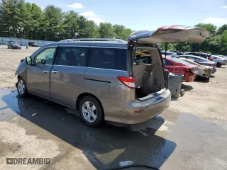 2017 Nissan Quest SV with VIN JN8AE2KP2H9166253, listed as a Copart auction lot 55681044 with 111,999 mi miles. Bid and sale history available at carsss.com. Image 2.