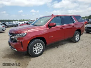 2023 Chevrolet Tahoe LT with VIN 1GNSKNKD8PR169745, listed as a Copart auction lot 50824805 with 57,649 mi miles and Clean Title. Bid and sale history available at carsss.com. Image 1.