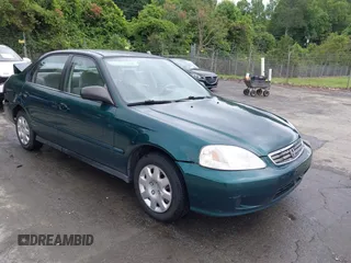 1999 Honda Civic VP z VIN 2HGEJ6614XH511921, wystawiony jako IAAI lot #42377142 z przebiegiem 109 156 mil mil oraz . Historia ofert i sprzedaży dostępna na DreamBid. Obrazek 1.