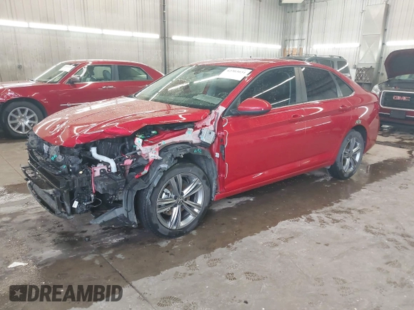 2023 Volkswagen Jetta SE with VIN 3VWEM7BUXPM057216, listed as a IAAI auction lot 42303031 with 30,591 mi miles and . Bid and sale history available at DreamBid. Image 19.