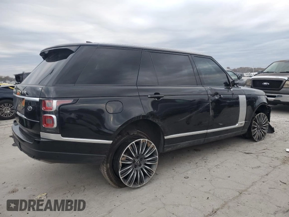 2020 Land Rover Range Rover z VIN SALGS5SE2LA579322, wystawiony jako Copart lot #83676914 z przebiegiem 42 039 mil mil oraz Czysty tytuł • Clean title. Historia ofert i sprzedaży dostępna na DreamBid. Obrazek 3.
